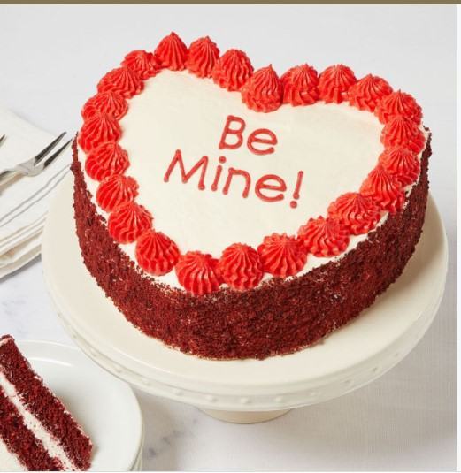 Heart Shaped Red Velvet Chocolate Cake